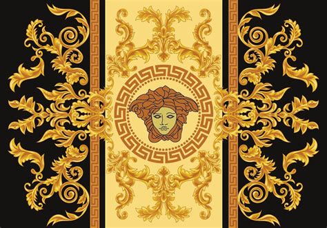 versace gold phone wallpaper|etsy versace wallpaper.